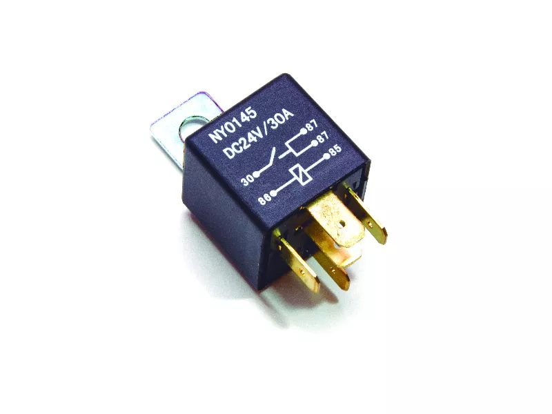 [NY0145] Relay 24 V 30 AMP 5 Terminales c/ Soporte NY0145 Nosso