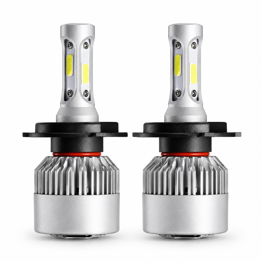 [S6H4] Lampara LED CREE H4 12/24 V 32.000 Lumenes 24 W con Cooler Nitroled x2u