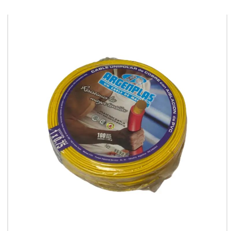 CABLE UNIPOLAR 0.75MM ARGENPLAS ARG046 DI.