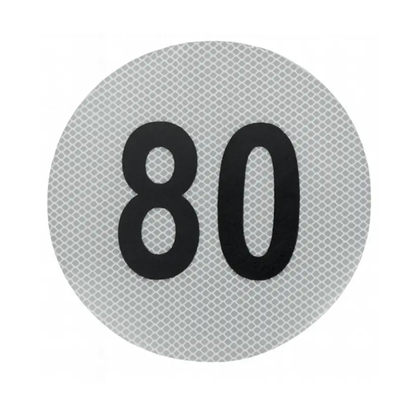 CIRCULO DE VELOCIDAD MAXIMA 80KM/H COMEX. J.