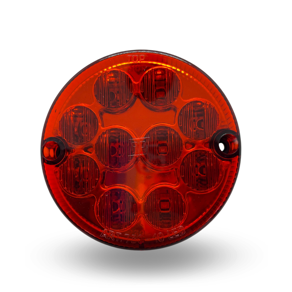 FARO LED 730 10 LEDS ROJO AE 24V  AP.