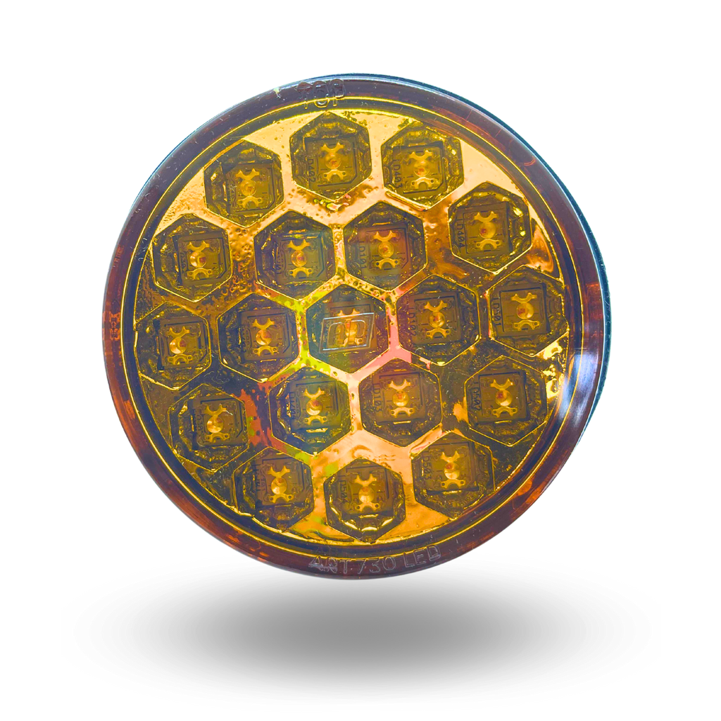 FARO LED 730 AMBAR 24V 19 LEDS led7  AP.