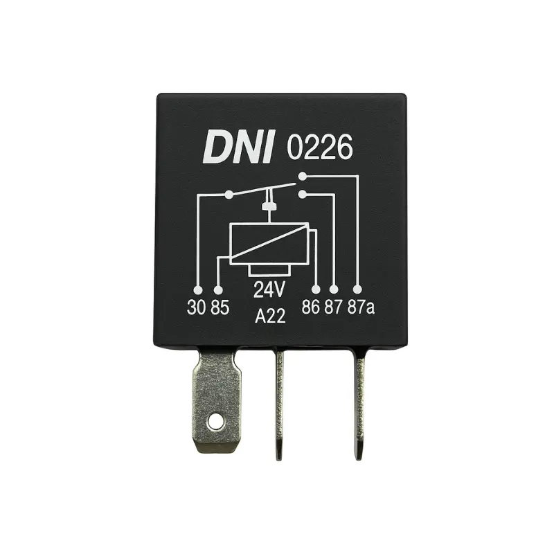 MINI RELAY INVERSOR 24V  5 TERM 30/20AMP. DNI0226 32780 82-6226   IMPO.