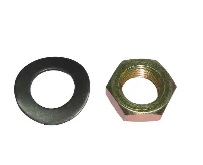 TUERCA Y ARANDELA EJE DE ROTOR DE ALTERNADOR BOSCH DIPT9161 T-9161 CAM. VMV. 