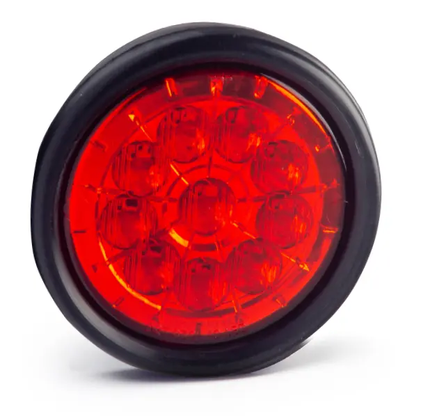 FARO LED 830 10 LED ROJO ARO DE GOMA TRASERO INDIVIDUAL OSRAM AP. 