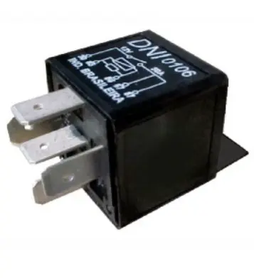 RELAY AUXILIAR UNIVERSAL 12V 5 TERMINALES CON SOPORTE DNI0106 (RTM35 ) IMPO. 