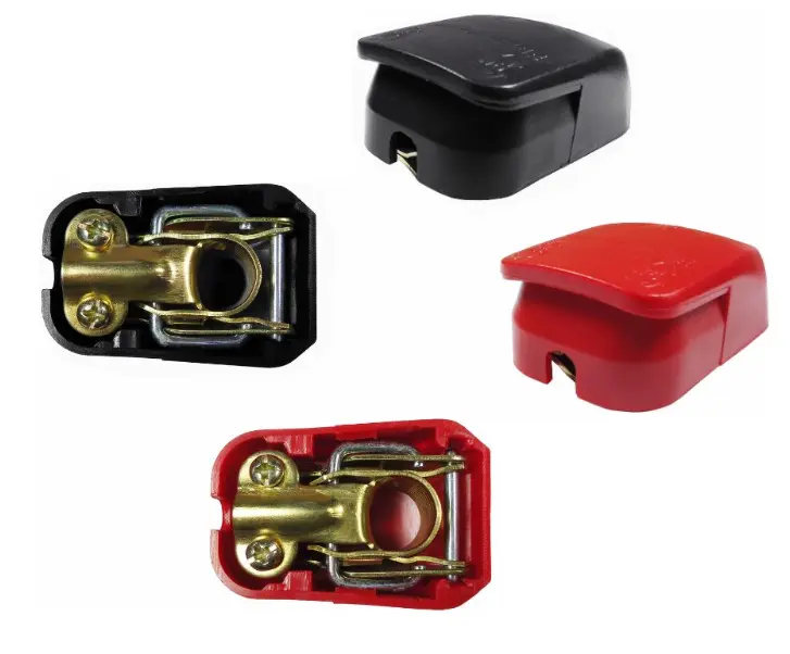 BORNE DE BATERIA DE CONEXION RAPIDA - KIT DE 2 PIEZAS - D IMENSIONES APROXIMADAS: 67,0 X 35,0 X 22 MM IMPO. 