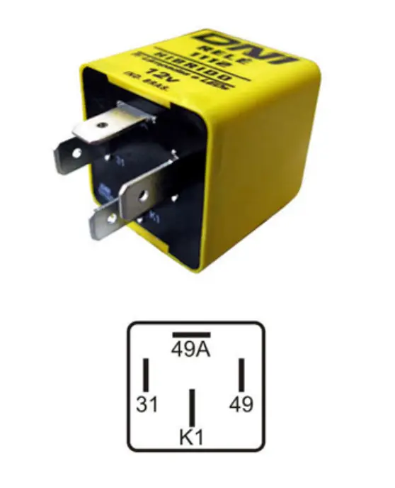 RELE RELAY DESTELLADOR 12V 4T DNI1112 32750 EXI.    