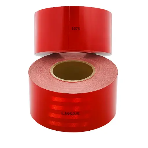[CINRO] CINTA REFLECTIVA ALT 3M ROJO 45.7MT COMEX.