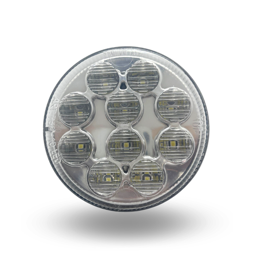 [730 - 10LED - AI - C - 24V] FARO LED 730 10 LED 24V AI CRISTAL  AP.