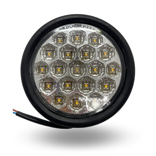 [830 - 19 LED - AG - C - 24V] FARO LED 830 19 LEDS CRISTAL ARO GOMA 24V AP.