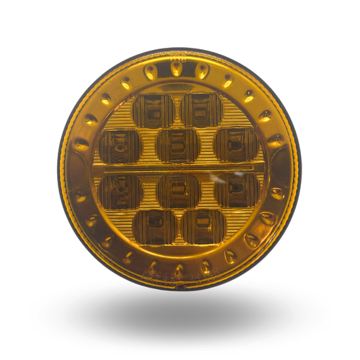 [930 - 10 LED - AI - A - BIV] FARO LED 930  AMBAR A INTERNO 10 LED 12/24V AP.