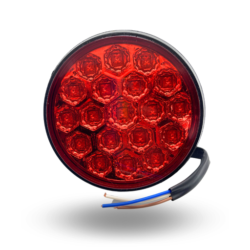 [930 - 10 LED - AE - R - 24V] FARO LED 930  ROJO A EXTERNO 10 LED  AP.