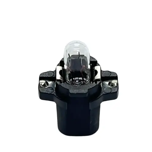 [37331] LAMPARA M.M 12V PB3 1.2W NEGRO CON PORTA COMEX.