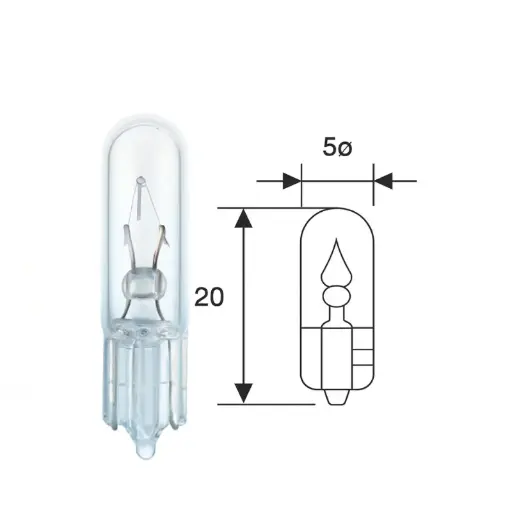 [372210] LAMPARA M.M 24V T5 1.2W S/CULOTE  COMEX.