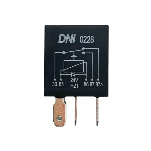 [0228] MICRO RELAY INVERSOR 24V  11848 5 ter 30/20 AMP. DNI 0228 32738 82-6228 IMPO.