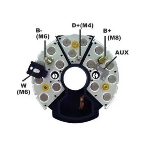 [18130] PLAQUETA RECTIFICADORA 140 amp.TIPO BOSCH 18130  EXI.