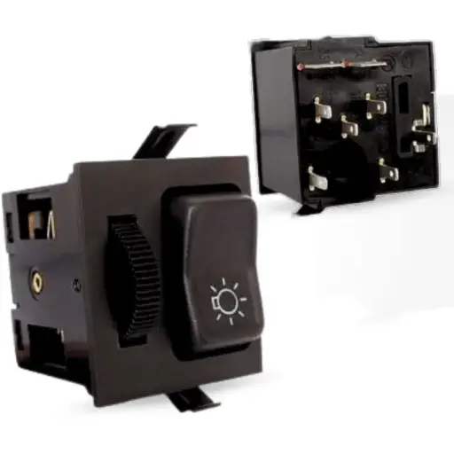 [13602] TECLA DE LUCES REOSTATO VW 13602 KOSTAL EXI.