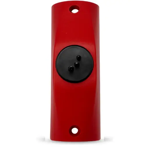 [6002] BOTON DE TIMBRE P/CAÑO ROJO B. NEGRO MARCA FLOOD 6002