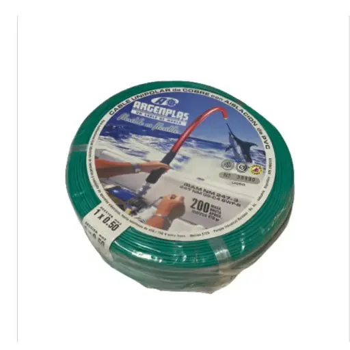 [ARG045] CABLE UNIPOLAR 0,5MM ARGENPLAS DI. 