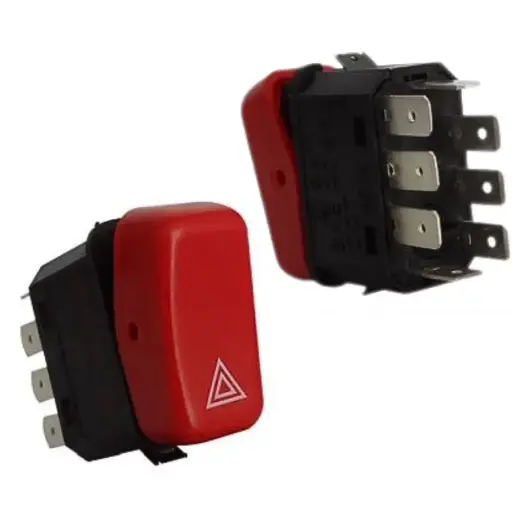 [13033] TECLA INTERRUPTOR BALIZA KOSTAL 13033 12V EXI.  