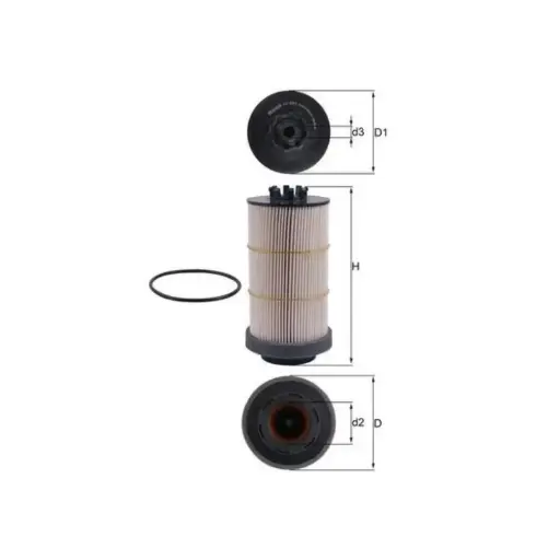 [KX80/1D] FILTRO DE COMBUSTIBLE PESADO MAHLE RZA A KX80D - MERCEDES BENZ 1938 C/MOTOR OM457 ELECTRONIC - 1457429655\000 NU.  